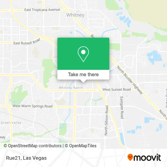 Rue21 map