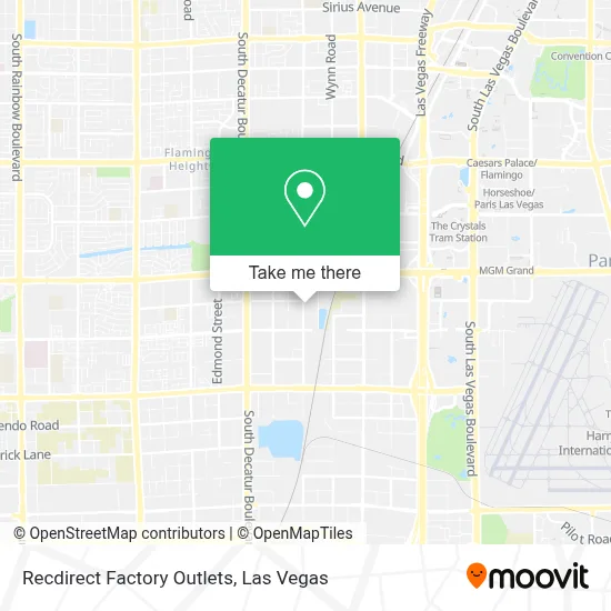 Recdirect Factory Outlets map