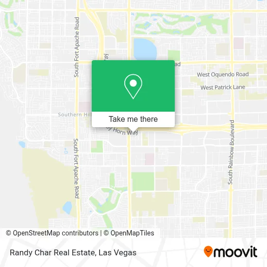 Randy Char Real Estate map