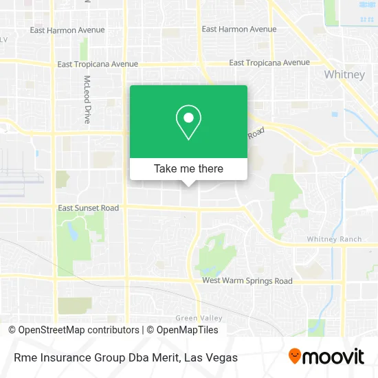 Rme Insurance Group Dba Merit map
