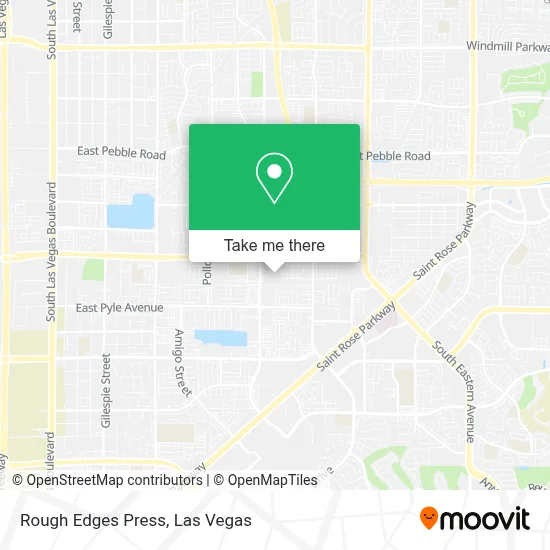 Rough Edges Press map