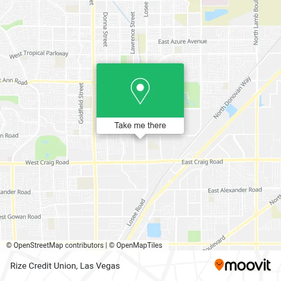 Rize Credit Union map