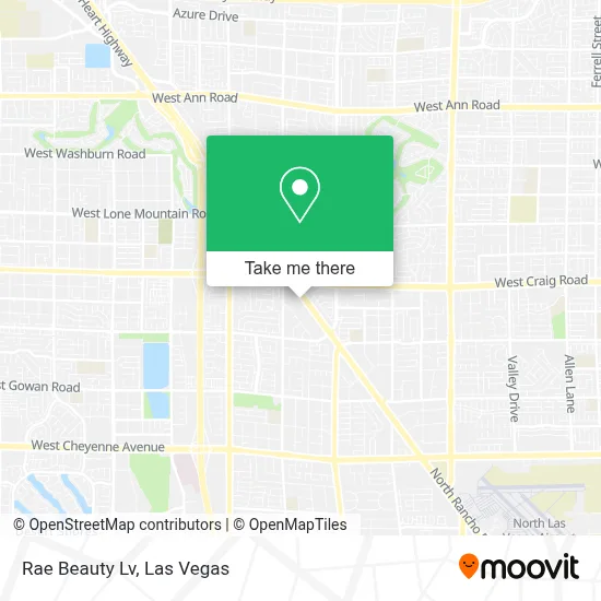 Rae Beauty Lv map