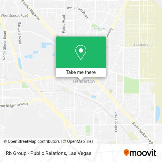 Rb Group - Public Relations map
