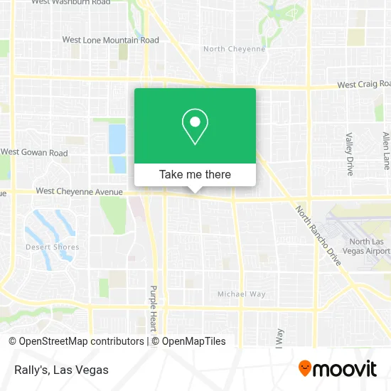 Rally's map