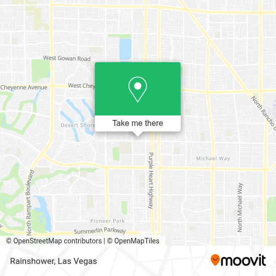 Rainshower map