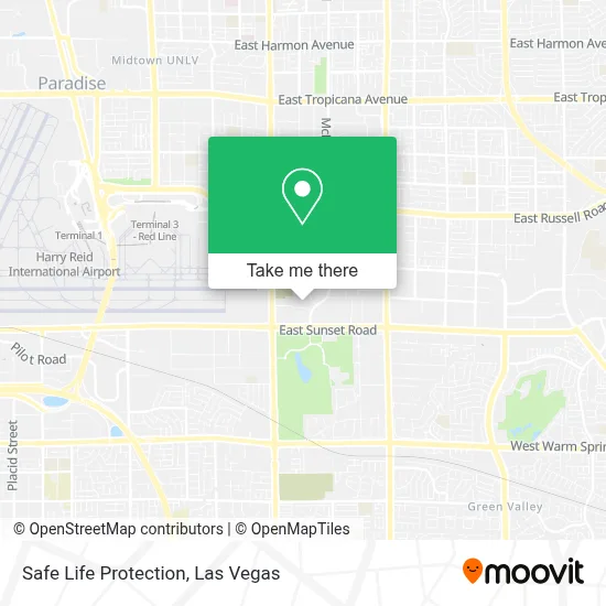 Safe Life Protection map