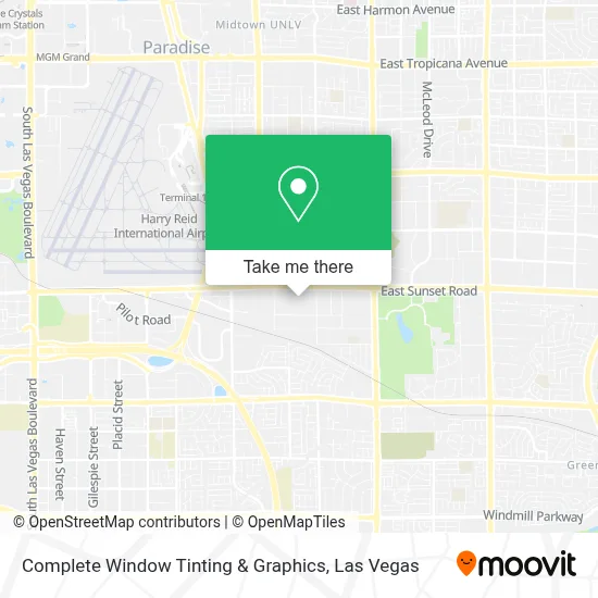 Complete Window Tinting & Graphics map