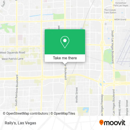 Rally's map