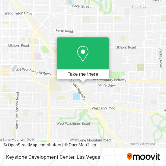 Keystone Development Center map