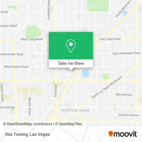 Rdx Towing map