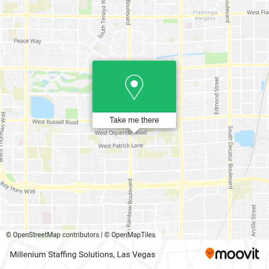 Millenium Staffing Solutions map