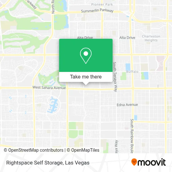 Rightspace Self Storage map