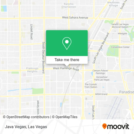 Java Vegas map
