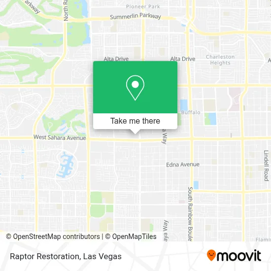 Raptor Restoration map