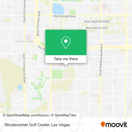 Rhoderunner Golf Center map