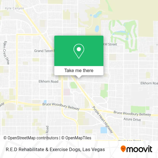 R.E.D Rehabilitate & Exercise Dogs map