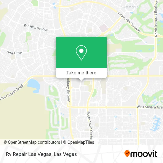 Rv Repair Las Vegas map