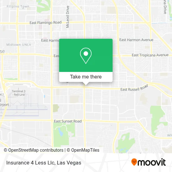 Insurance 4 Less Llc map