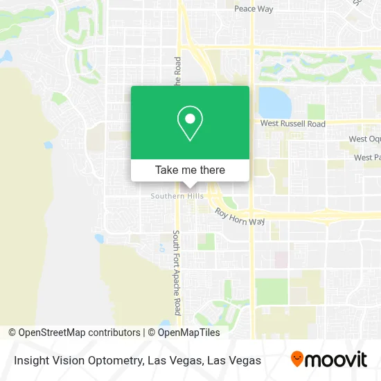Insight Vision Optometry, Las Vegas map