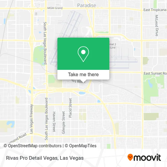 Rivas Pro Detail Vegas map