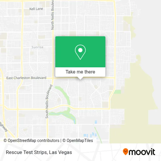 Rescue Test Strips map