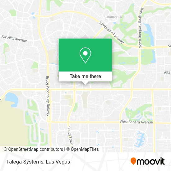 Talega Systems map