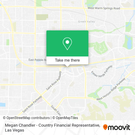 Megan Chandler - Country Financial Representative map