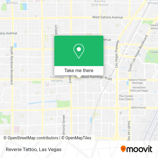 Reverie Tattoo map