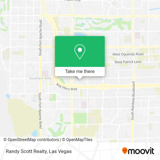 Randy Scott Realty map