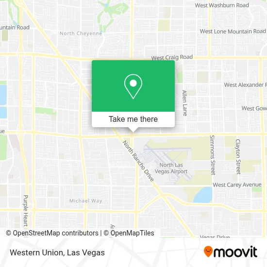 Western Union map