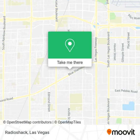 Radioshack map