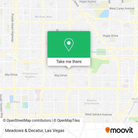 Meadows & Decatur map