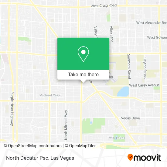 North Decatur Psc map