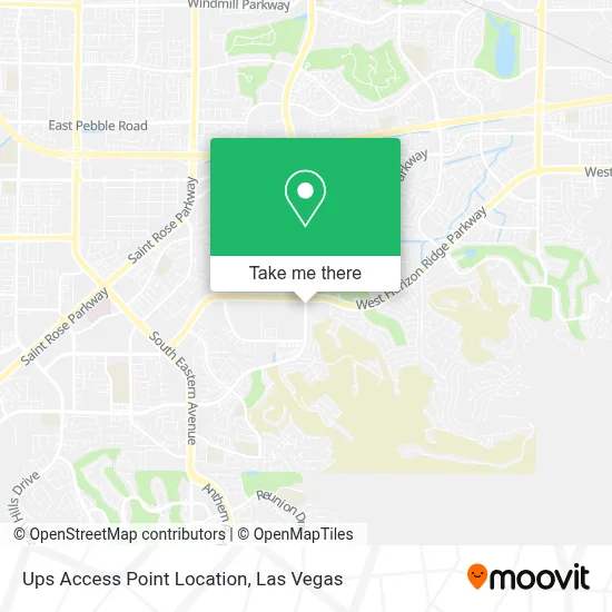 Ups Access Point Location map