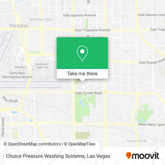 Choice Pressure Washing Systems map