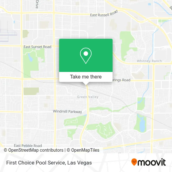 First Choice Pool Service map