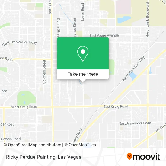 Ricky Perdue Painting map