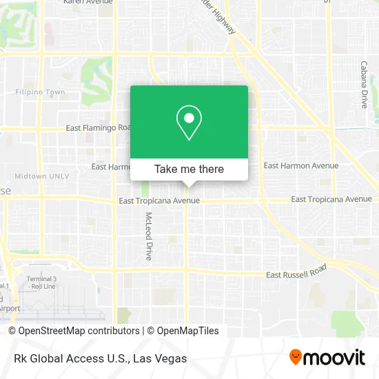 Rk Global Access U.S. map