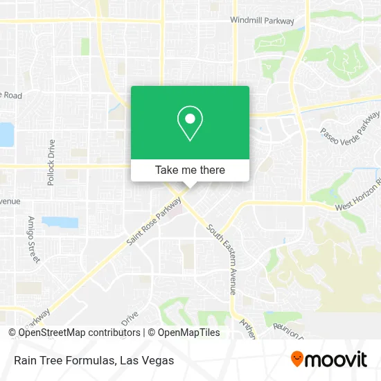 Rain Tree Formulas map
