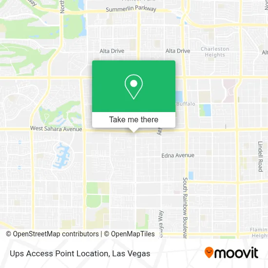 Ups Access Point Location map