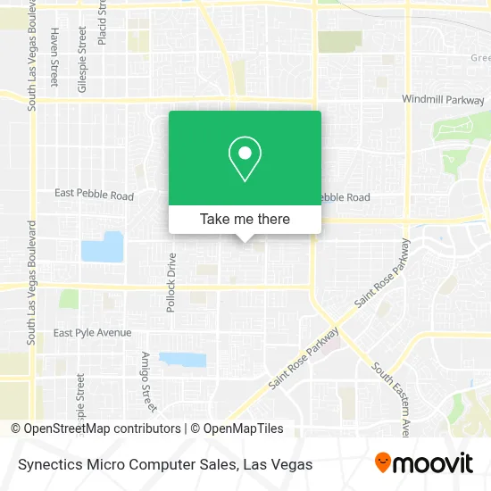 Synectics Micro Computer Sales map