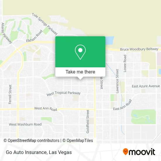 Go Auto Insurance map