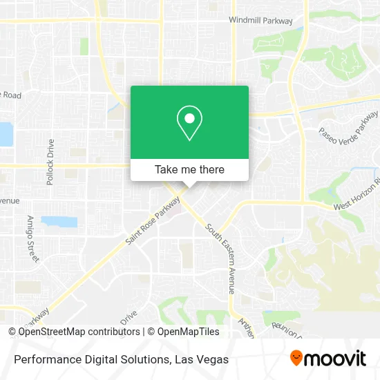 Performance Digital Solutions map