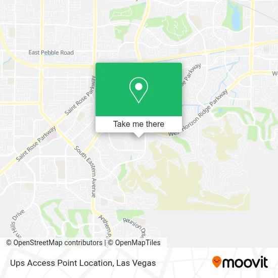 Ups Access Point Location map