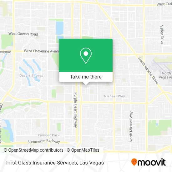 First Class Insurance Services map
