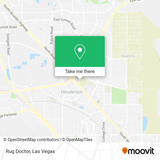 Rug Doctor map