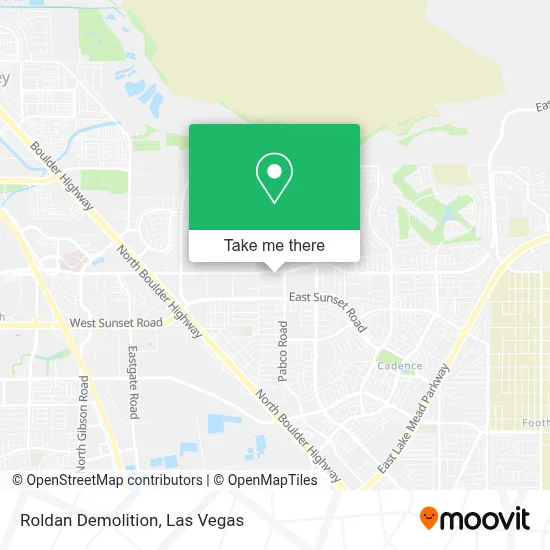 Roldan Demolition map