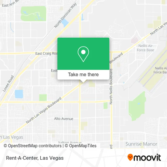 Rent-A-Center map
