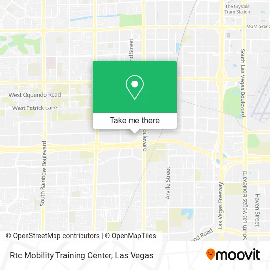 Rtc Mobility Training Center map